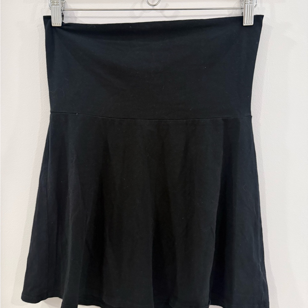 Splendid Black Mini Skater Skirt for Work